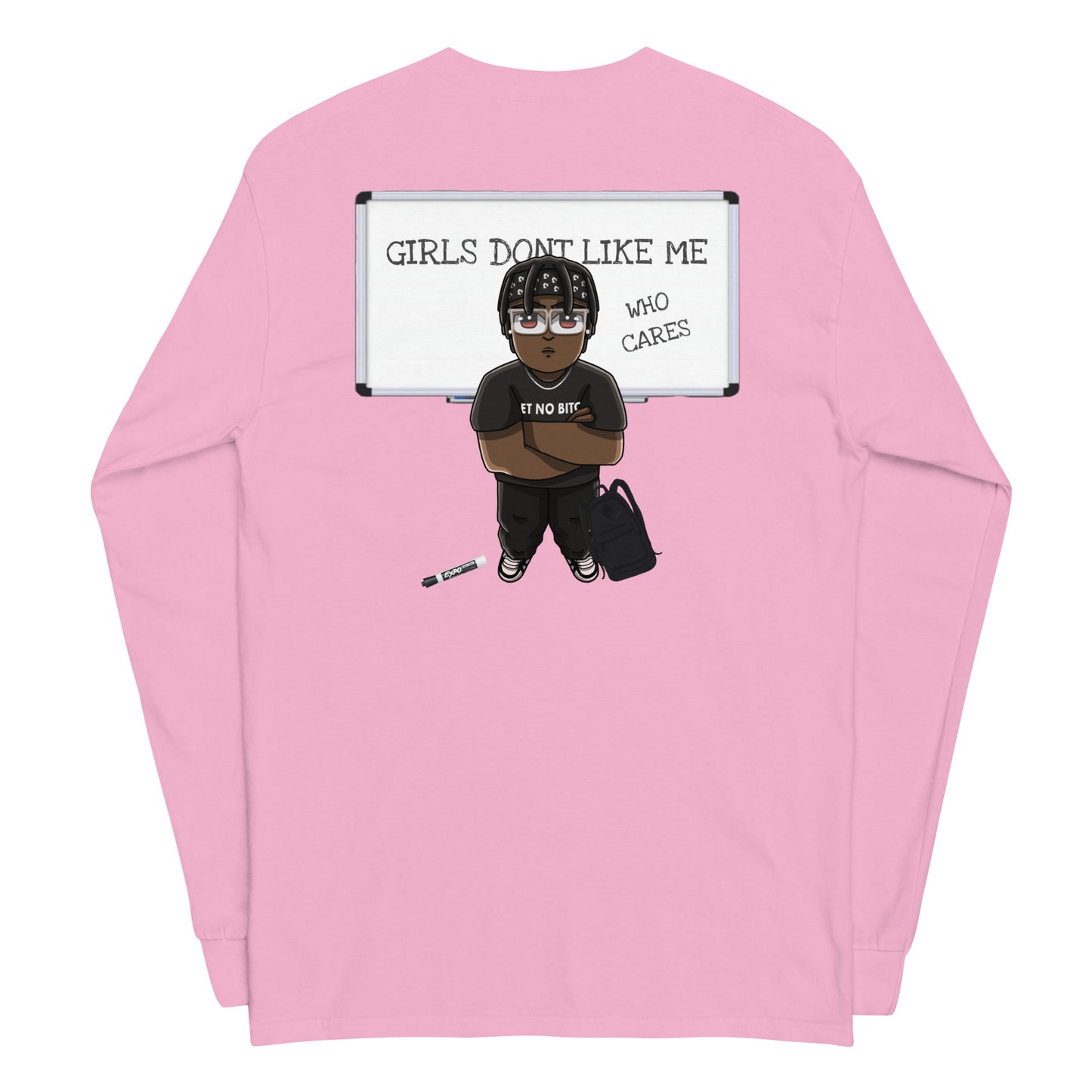 Girls Dont Like Me Graphic Long Sleeve Shirt