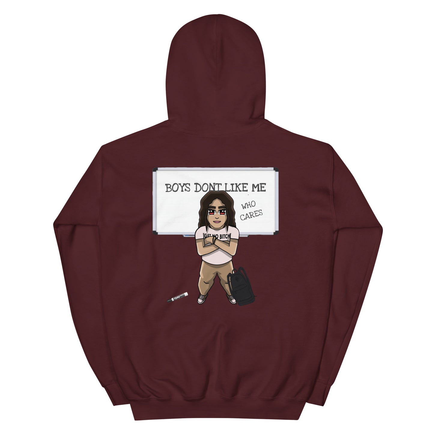 Boys Dont Like Me Graphic Hoodie