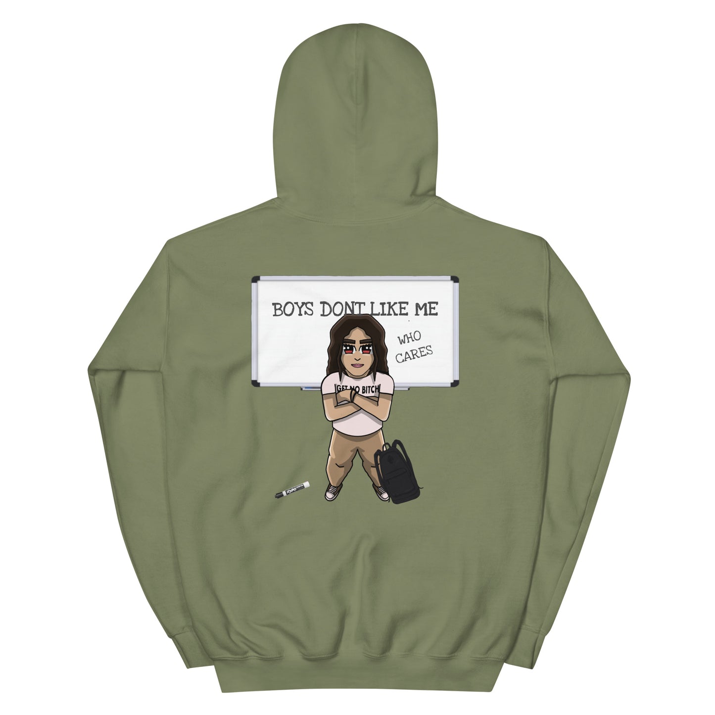 Boys Dont Like Me Graphic Hoodie