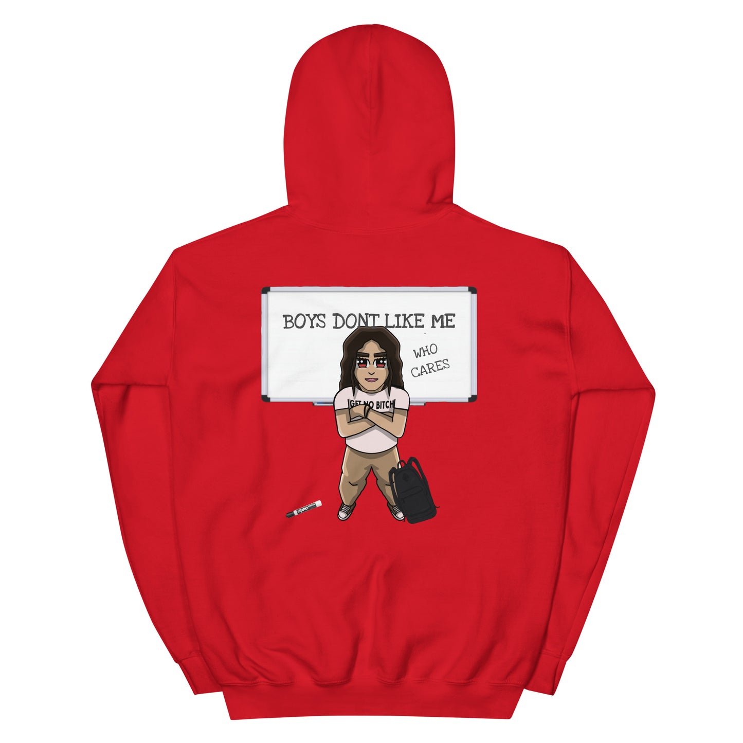 Boys Dont Like Me Graphic Hoodie