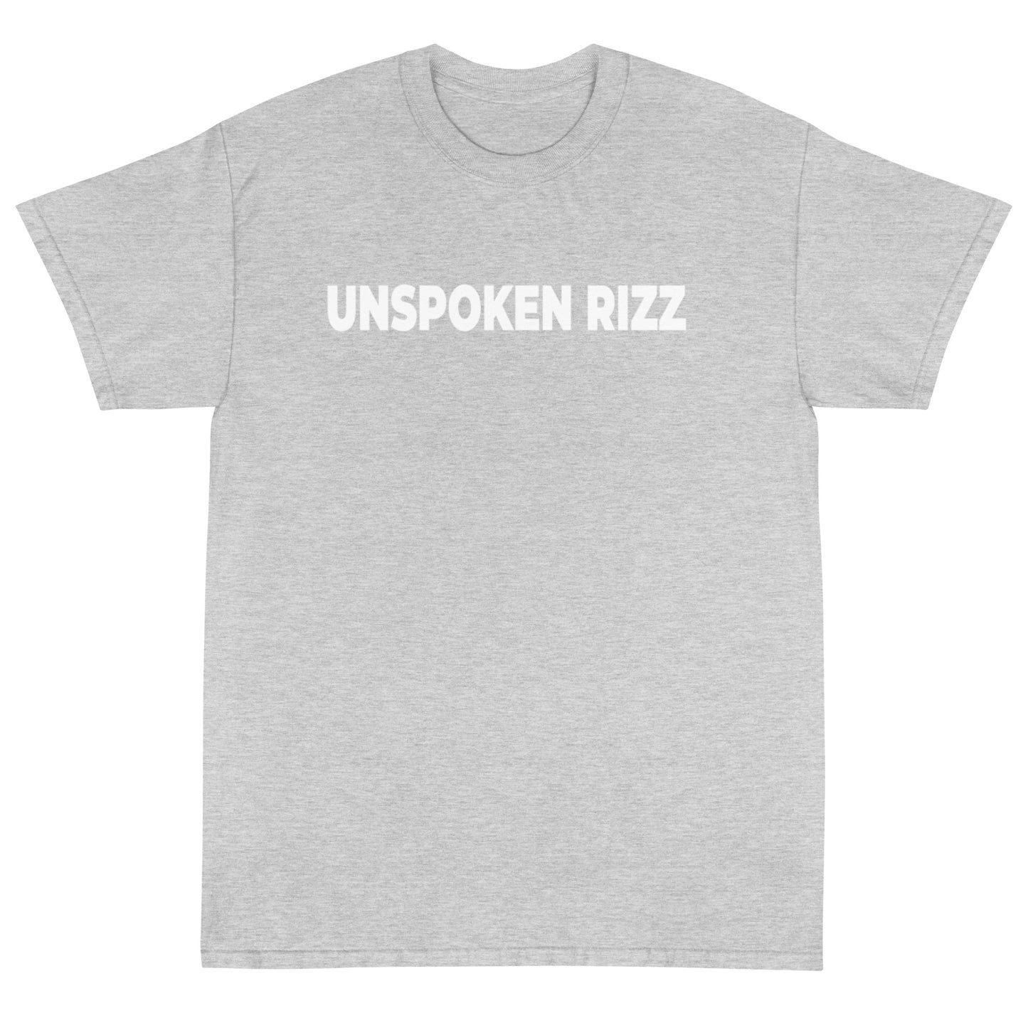 Unspoken Short Sleeve T-Shirt ( White Text )