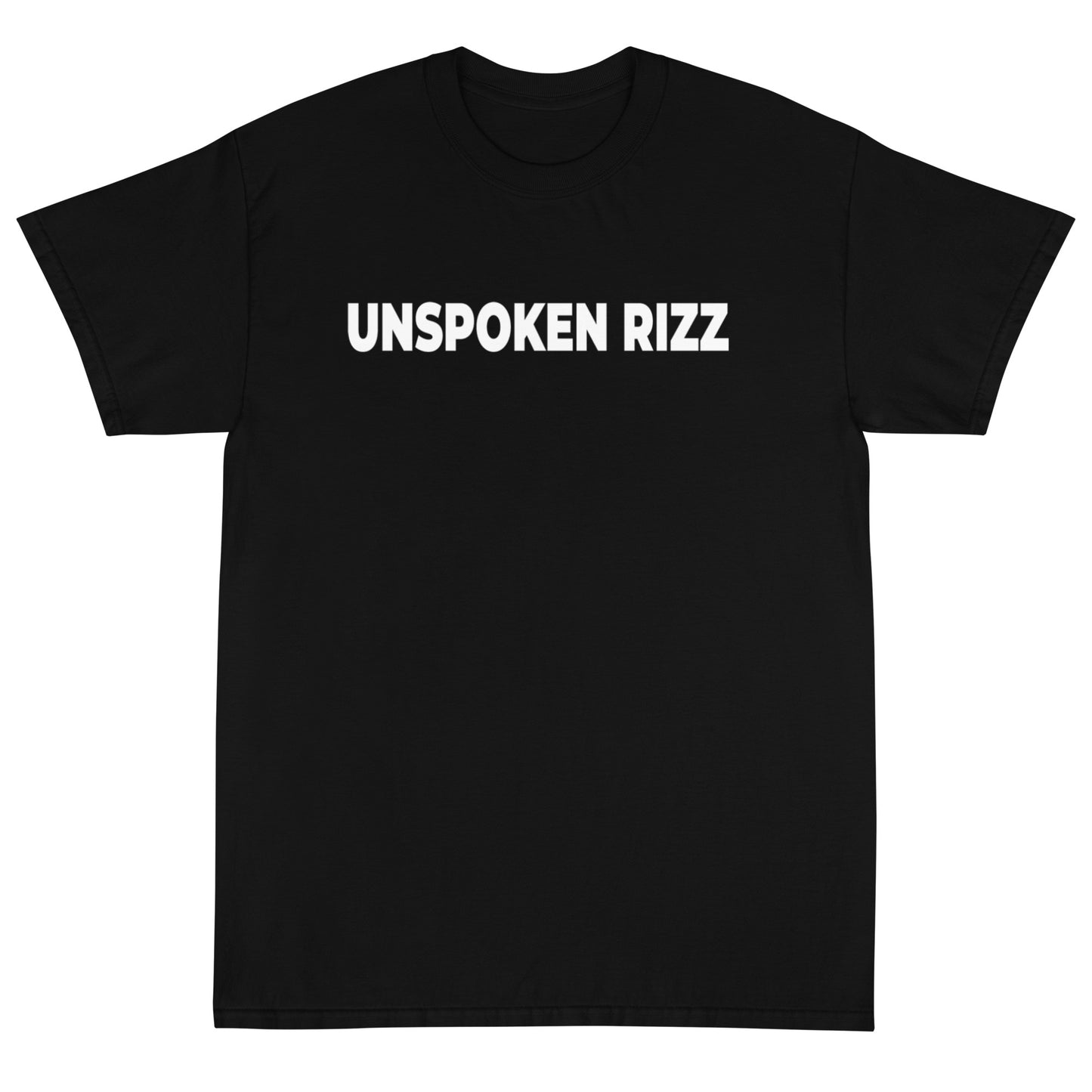 Unspoken Short Sleeve T-Shirt ( White Text )