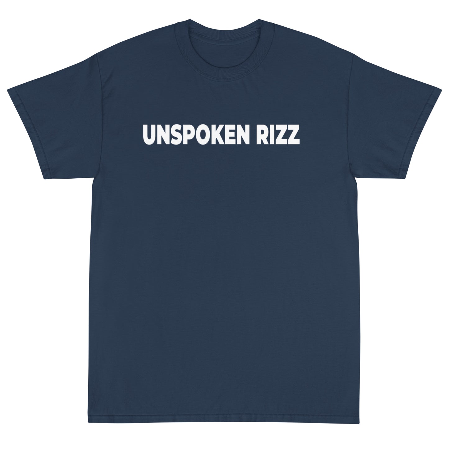 Unspoken Short Sleeve T-Shirt ( White Text )