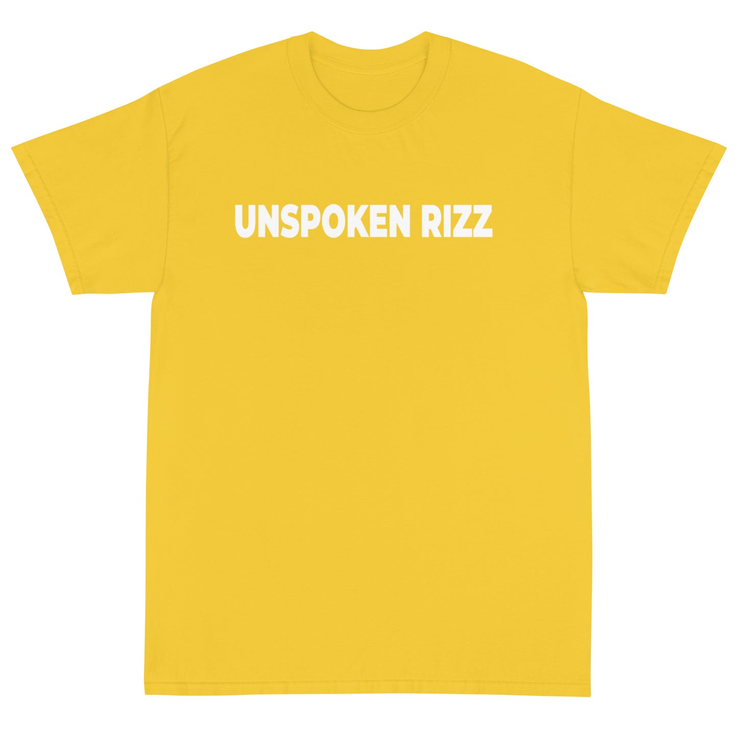 Unspoken Short Sleeve T-Shirt ( White Text )