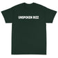 Unspoken Short Sleeve T-Shirt ( White Text )