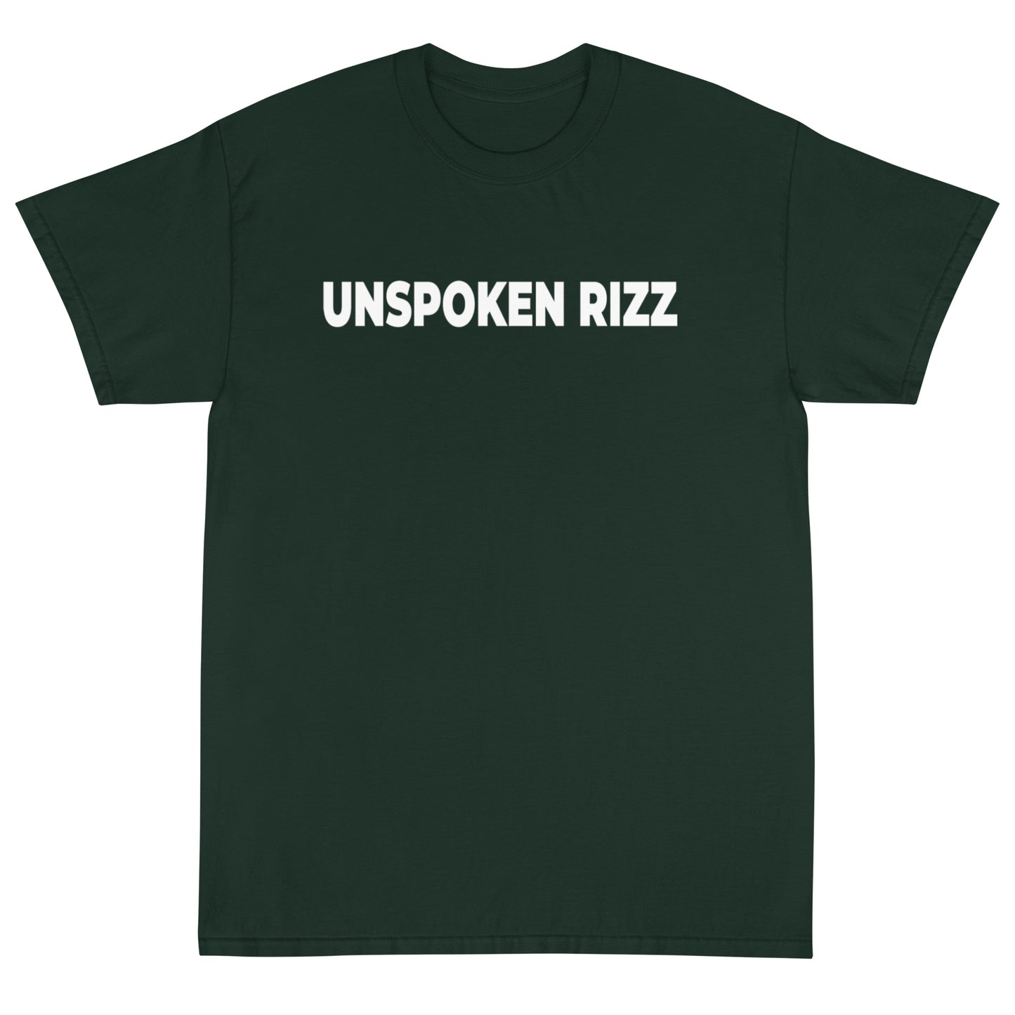 Unspoken Short Sleeve T-Shirt ( White Text )