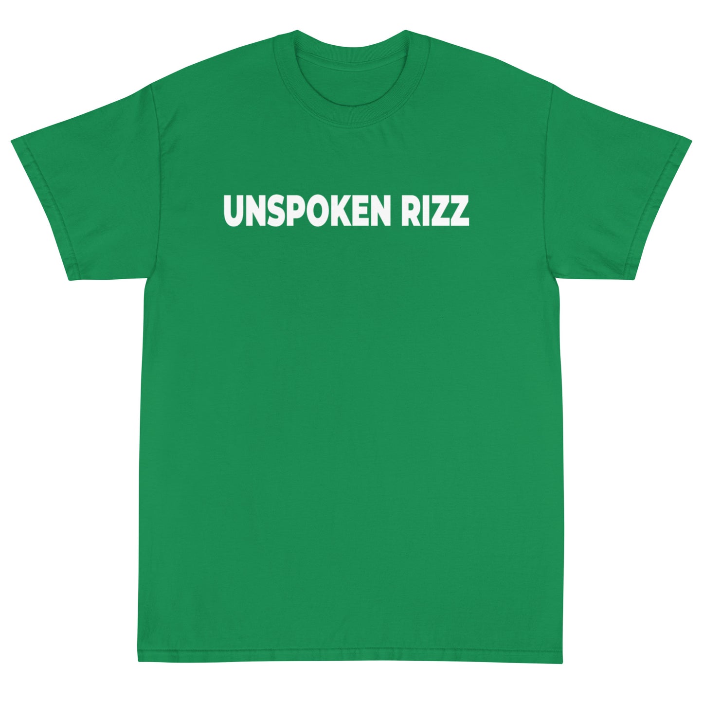 Unspoken Short Sleeve T-Shirt ( White Text )