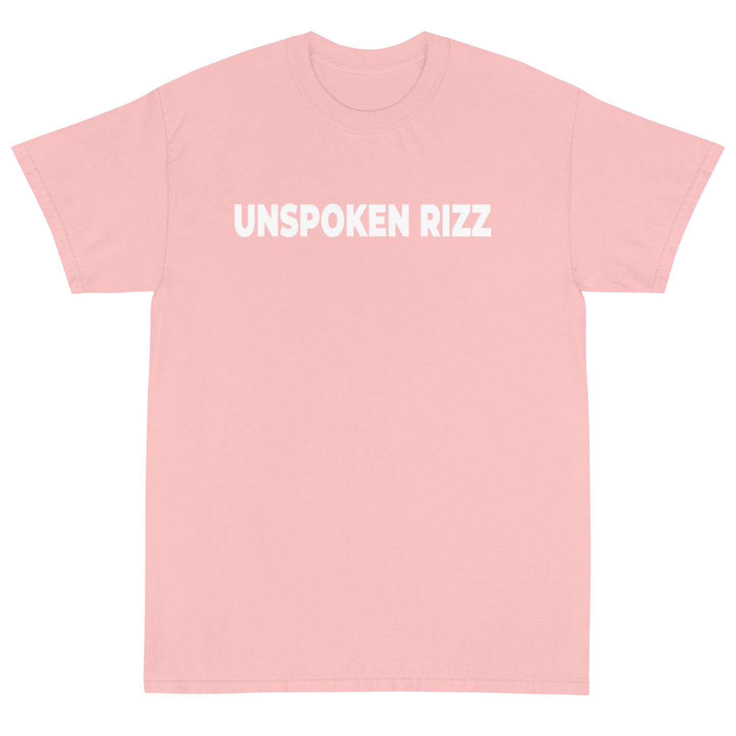 Unspoken Short Sleeve T-Shirt ( White Text )