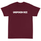 Unspoken Short Sleeve T-Shirt ( White Text )