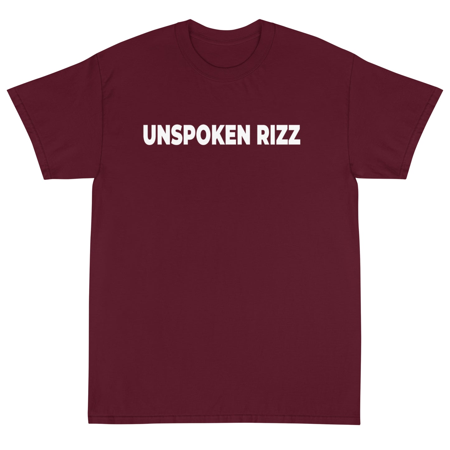 Unspoken Short Sleeve T-Shirt ( White Text )