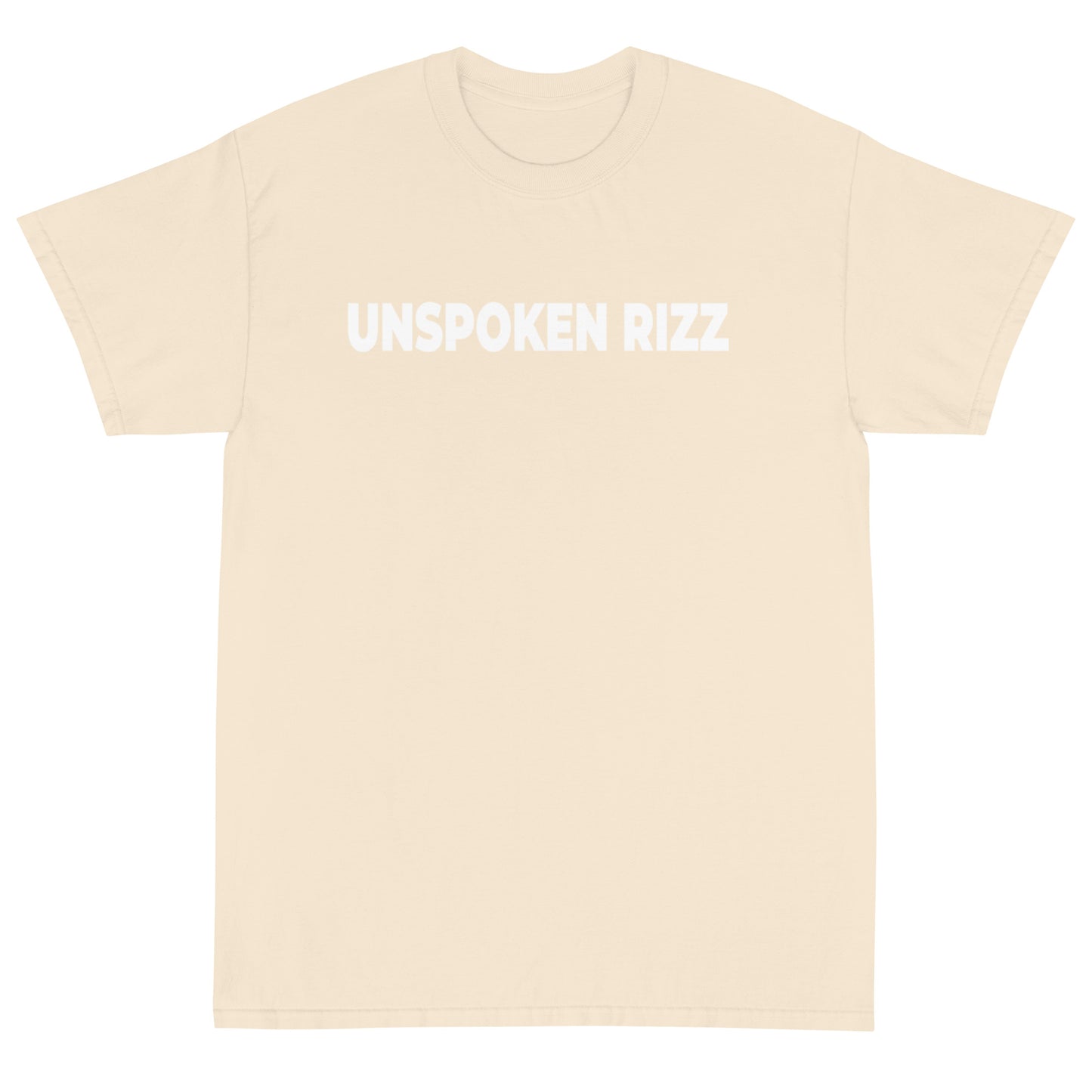 Unspoken Short Sleeve T-Shirt ( White Text )