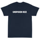 Unspoken Short Sleeve T-Shirt ( White Text )