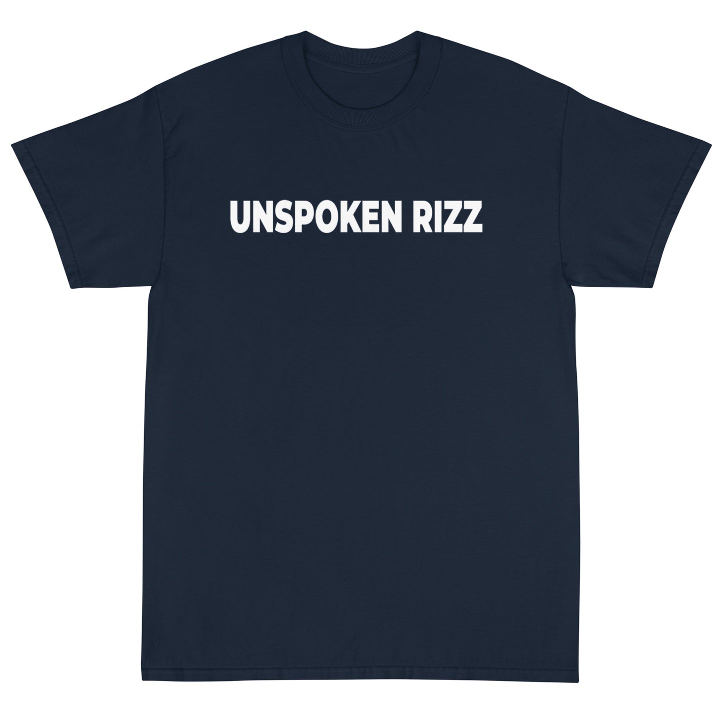 Unspoken Short Sleeve T-Shirt ( White Text )