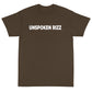 Unspoken Short Sleeve T-Shirt ( White Text )