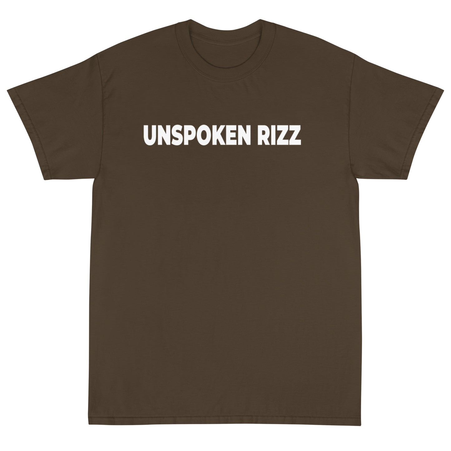 Unspoken Short Sleeve T-Shirt ( White Text )