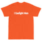 Gaslight Men WHITE TEXT Short Sleeve T-Shirt