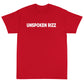 Unspoken Short Sleeve T-Shirt ( White Text )