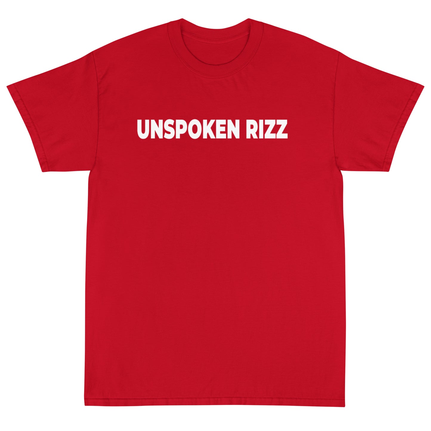 Unspoken Short Sleeve T-Shirt ( White Text )