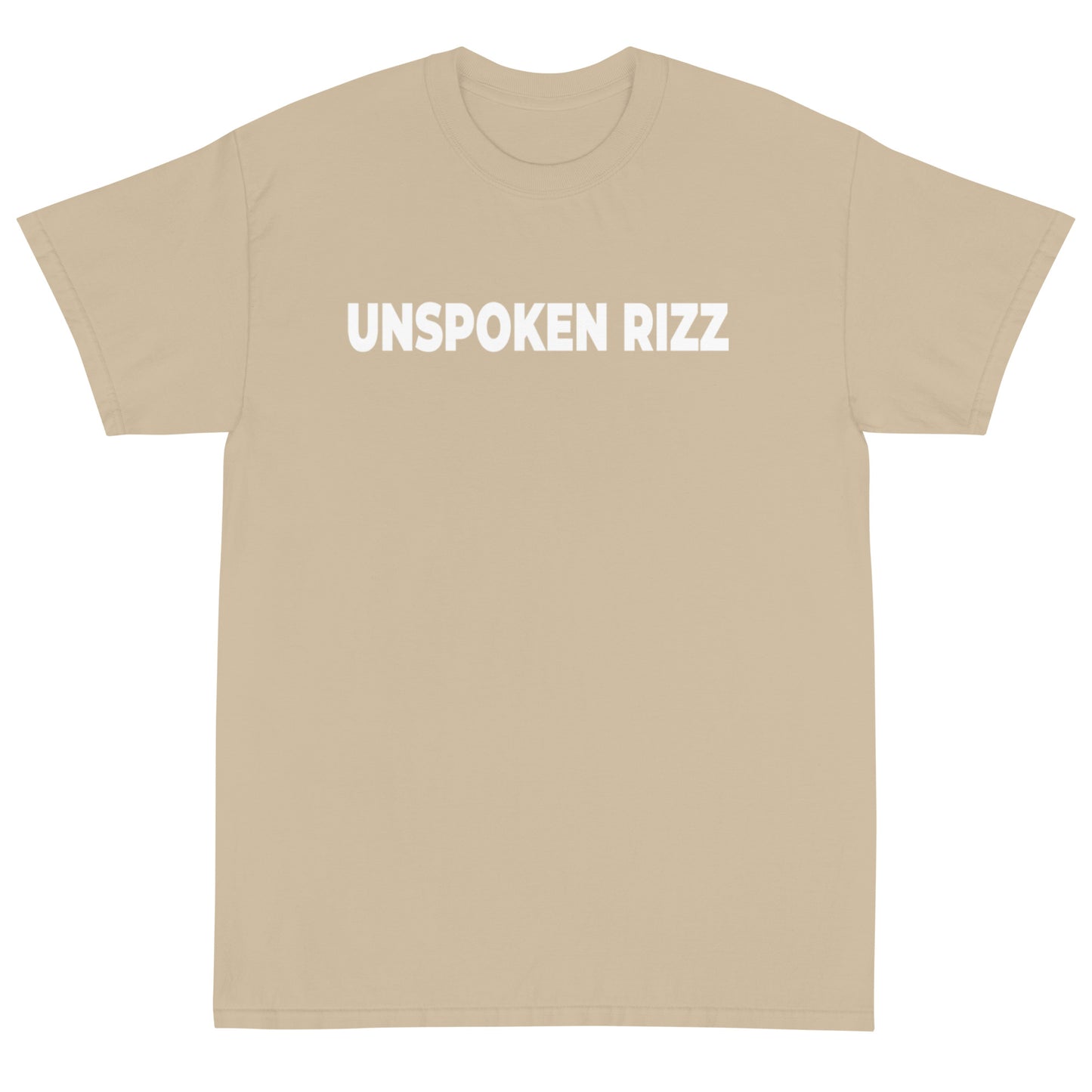 Unspoken Short Sleeve T-Shirt ( White Text )