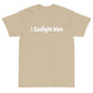 Gaslight Men WHITE TEXT Short Sleeve T-Shirt