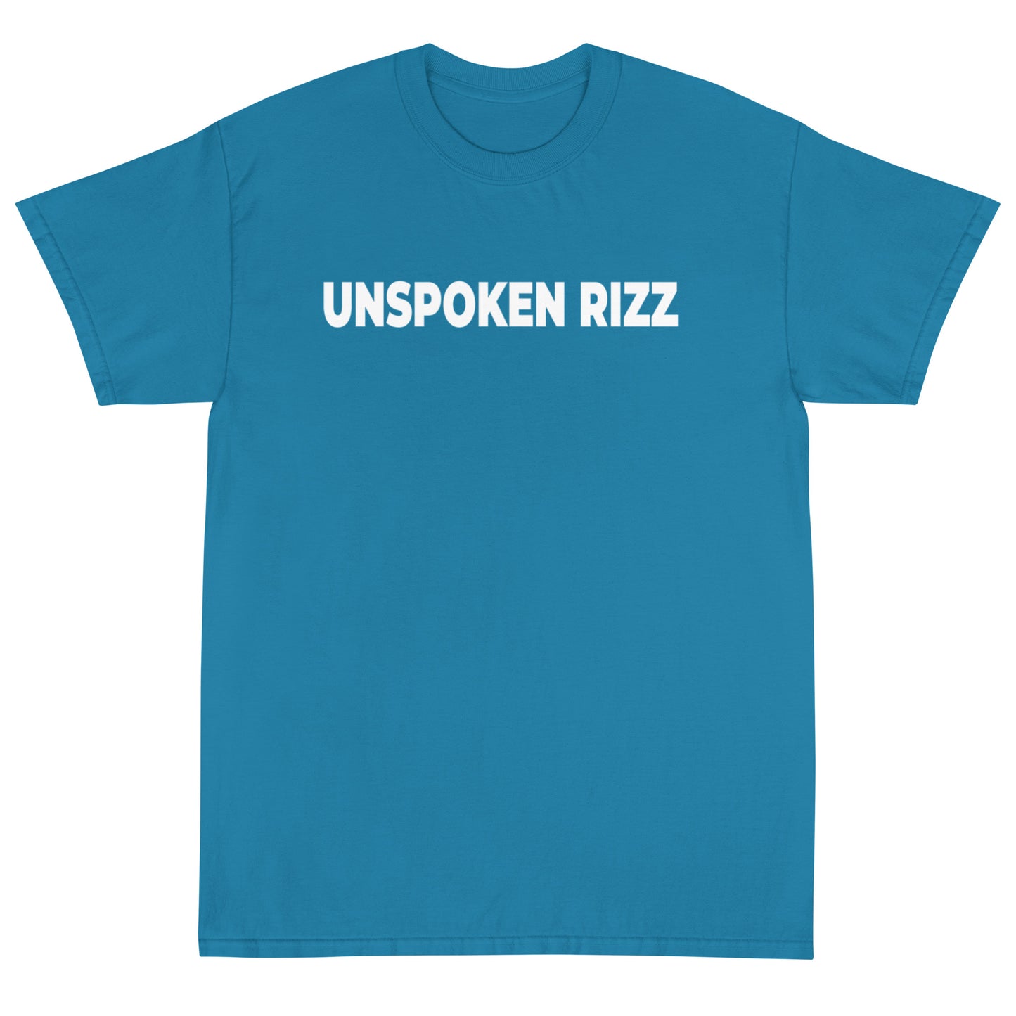 Unspoken Short Sleeve T-Shirt ( White Text )