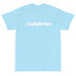 Gaslight Men WHITE TEXT Short Sleeve T-Shirt