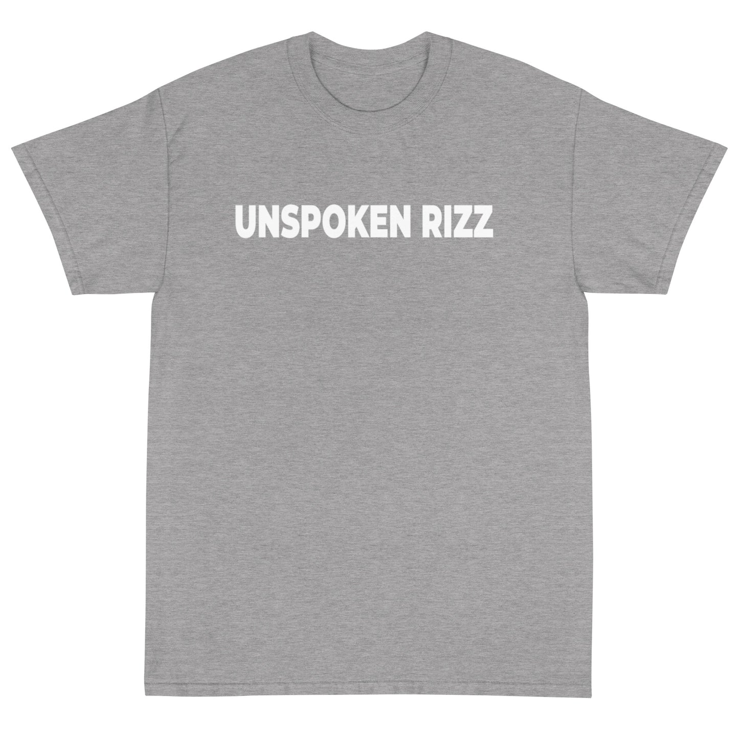 Unspoken Short Sleeve T-Shirt ( White Text )