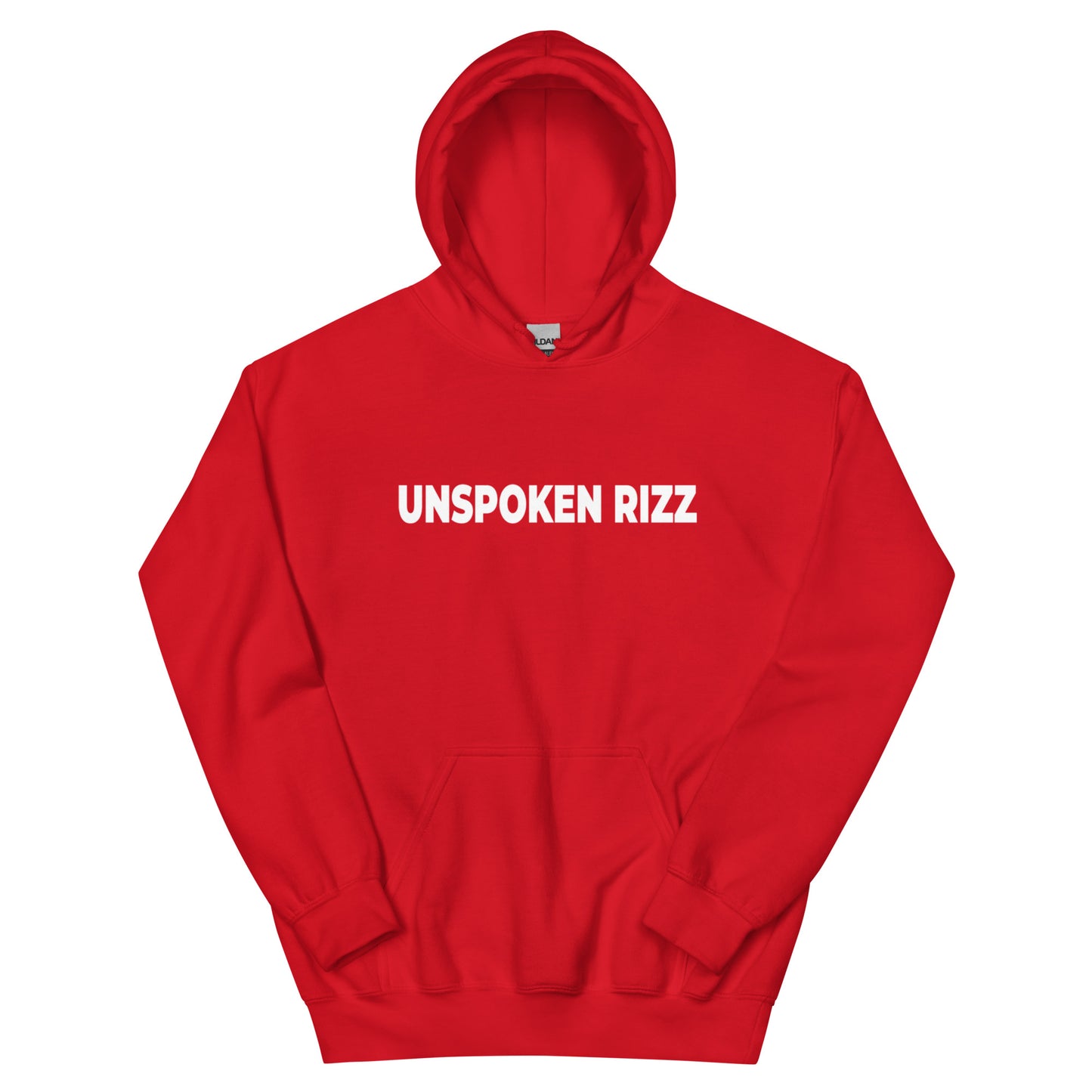 Unspoken Rizz Unisex Hoodie ( White Text )