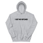 No Bitches Unisex Hoodie ( Black Text )