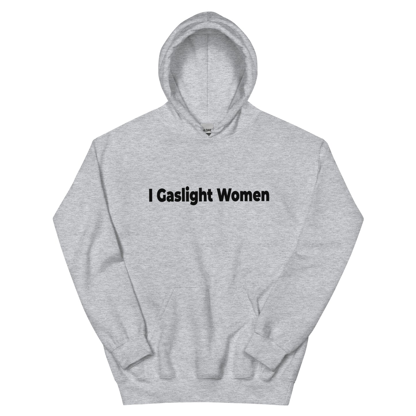 Gaslight Women Unisex Hoodie ( Black Text )