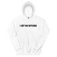 No Bitches Unisex Hoodie ( Black Text )